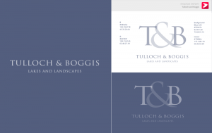 Tulloch & Boggis branding by Fivepilchard