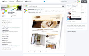 Embedding a Twitter feed